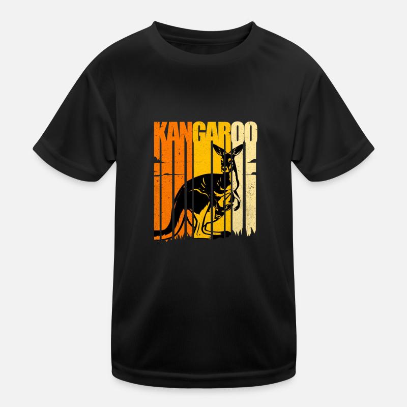Känguru Kinder Funktions-T-Shirt