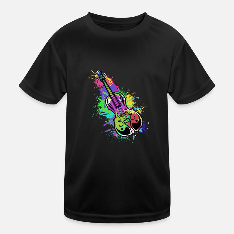Cello Double Bass Classical Music Teacher Symphony Kids Functional T-Shirt
