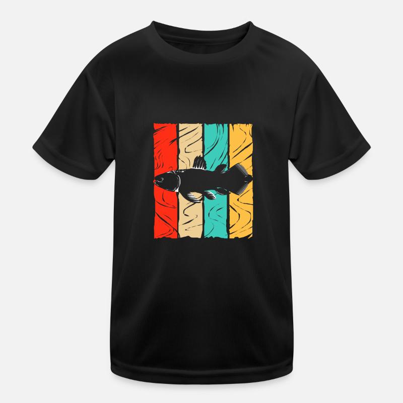 Coelacanth Extinct Fossil Fish Gift Kids Functional T-Shirt