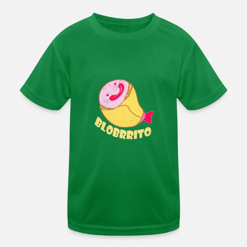 Blobfisch Kinder Funktions-T-Shirt