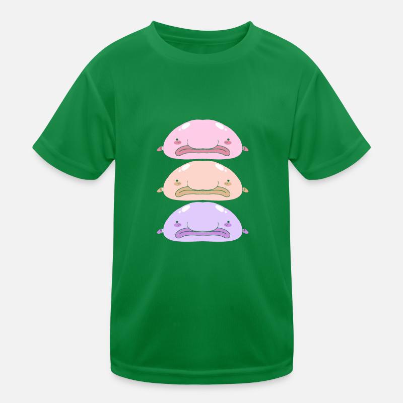 Blobfisch Tiefsee Grumpy Introvertiert Geschenk Kinder Funktions-T-Shirt