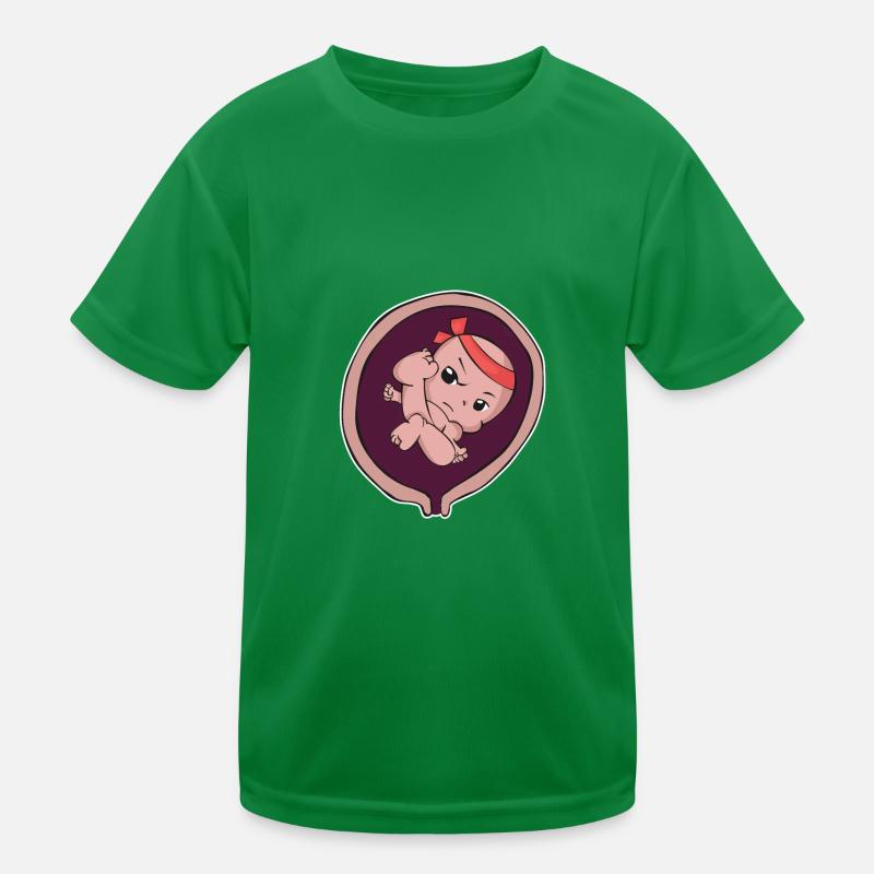 Cadeau de Karaté Grossesse Mère Naissance Bébé T-shirt sport Enfant