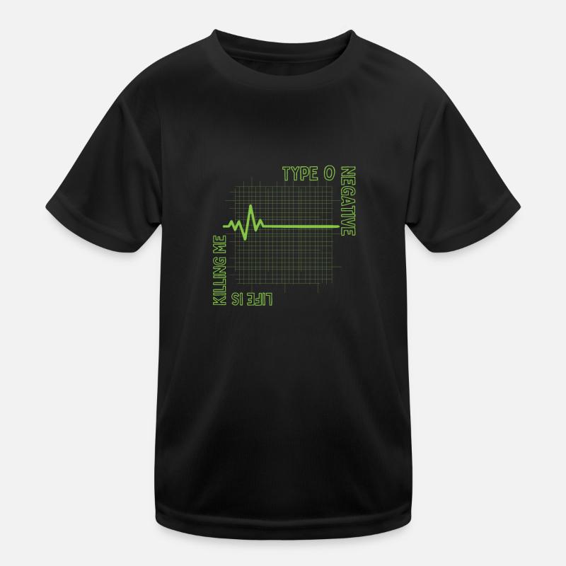 life is killing me type 0 negative Kids Functional T-Shirt