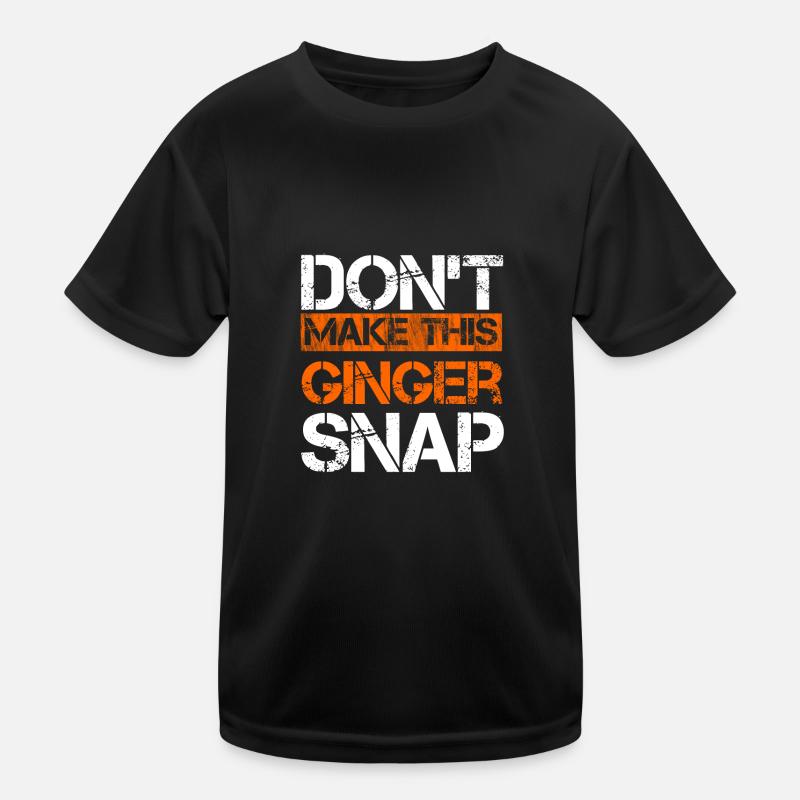 Redhead Ginger Ginger Redhead Gift Kids Functional T-Shirt