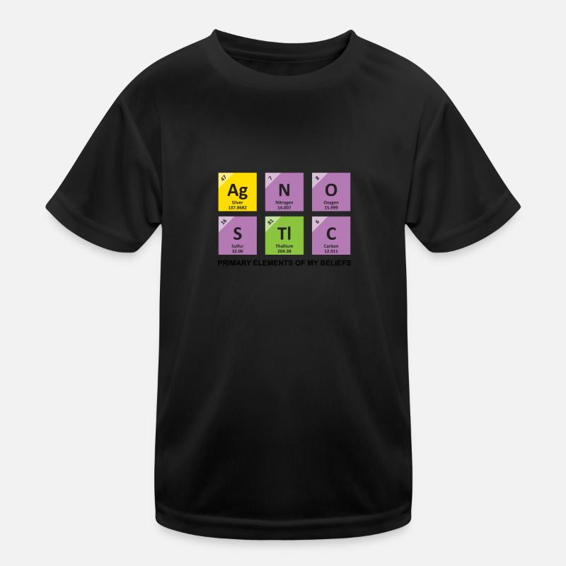 AGNOStiC | Les éléments principaux de mes croyances T-shirt sport Enfant