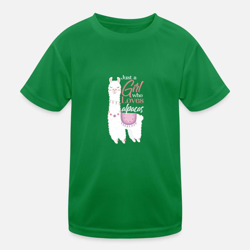 Alpaca Girl Lama Alpaca Squad Team T-shirt sport Enfant