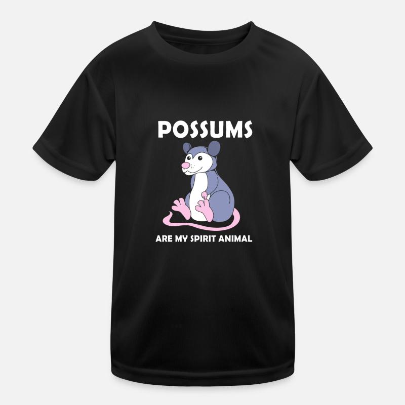 Opossum Kinder Funktions-T-Shirt