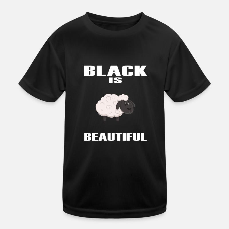 schwarzes schaf juneteenth black-power schwarz Kinder Funktions-T-Shirt