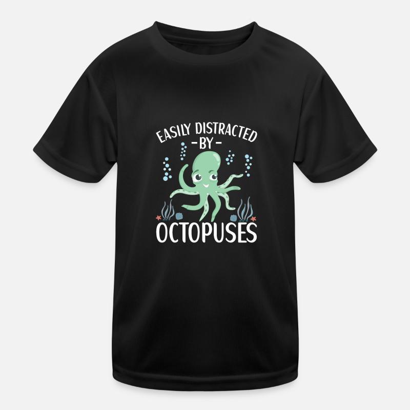 Octopus Outfit Octopus Octopus Kids Functional T-Shirt