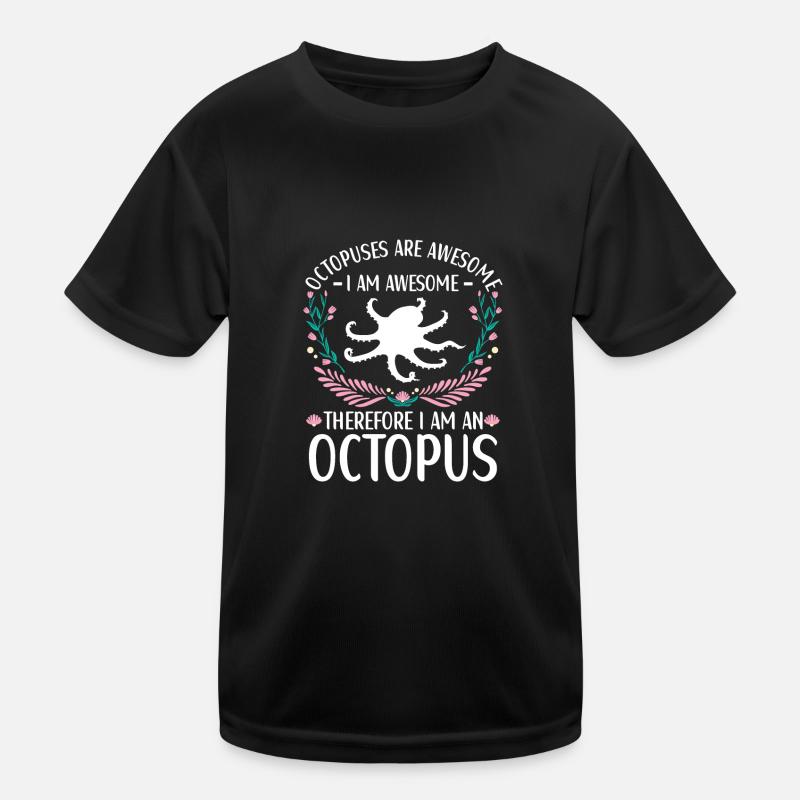Octopus Outfit Octopus Octopus Kids Functional T-Shirt