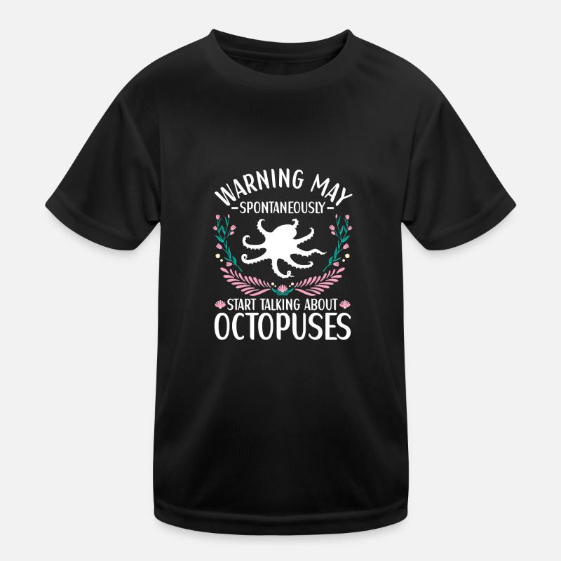 Octopus Outfit Octopus Octopus Kids Functional T-Shirt