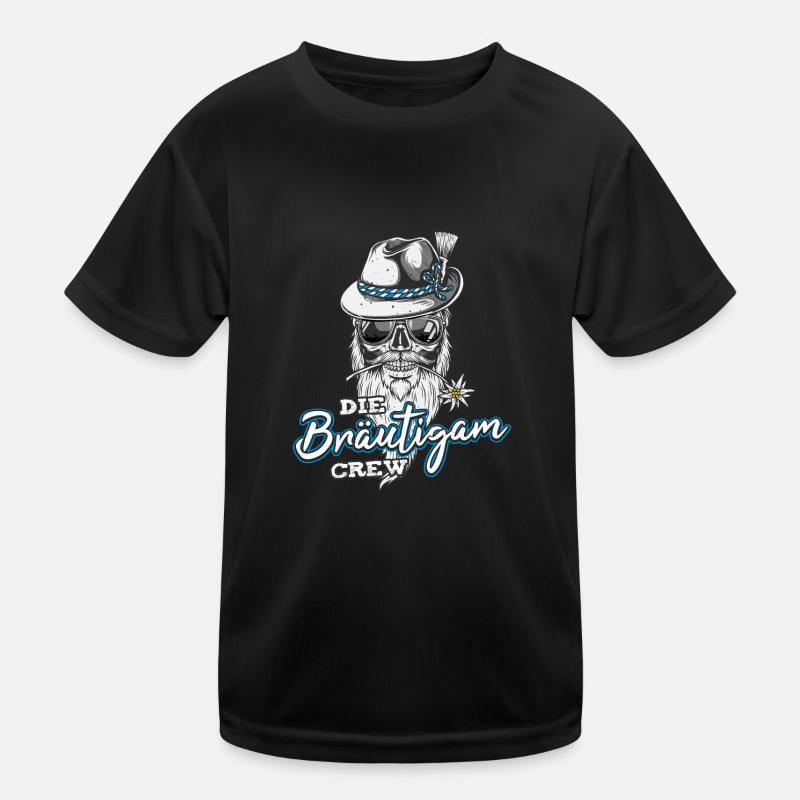 Junggesellenabschied Männer JGA Tracht Team Bayern Kinder Funktions-T-Shirt