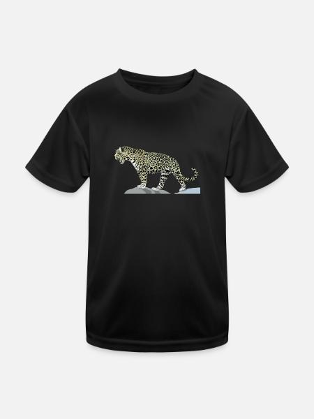 Jaguar - Kinder Funktions-T-Shirt - Schwarz