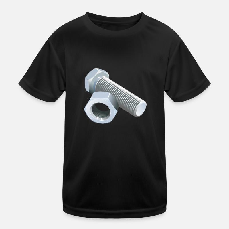 Schraube Kinder Funktions-T-Shirt