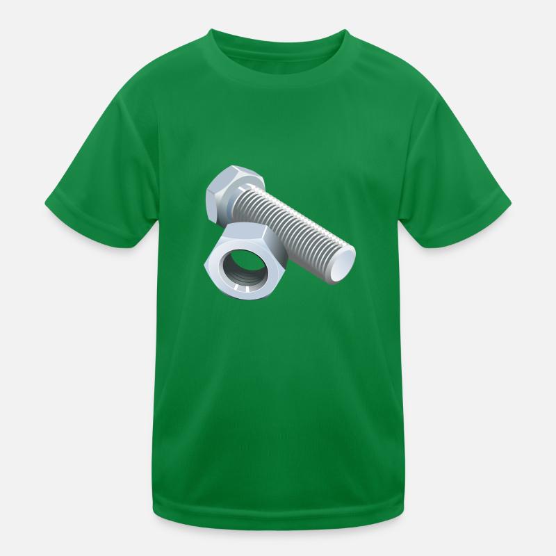 Schraube Kinder Funktions-T-Shirt