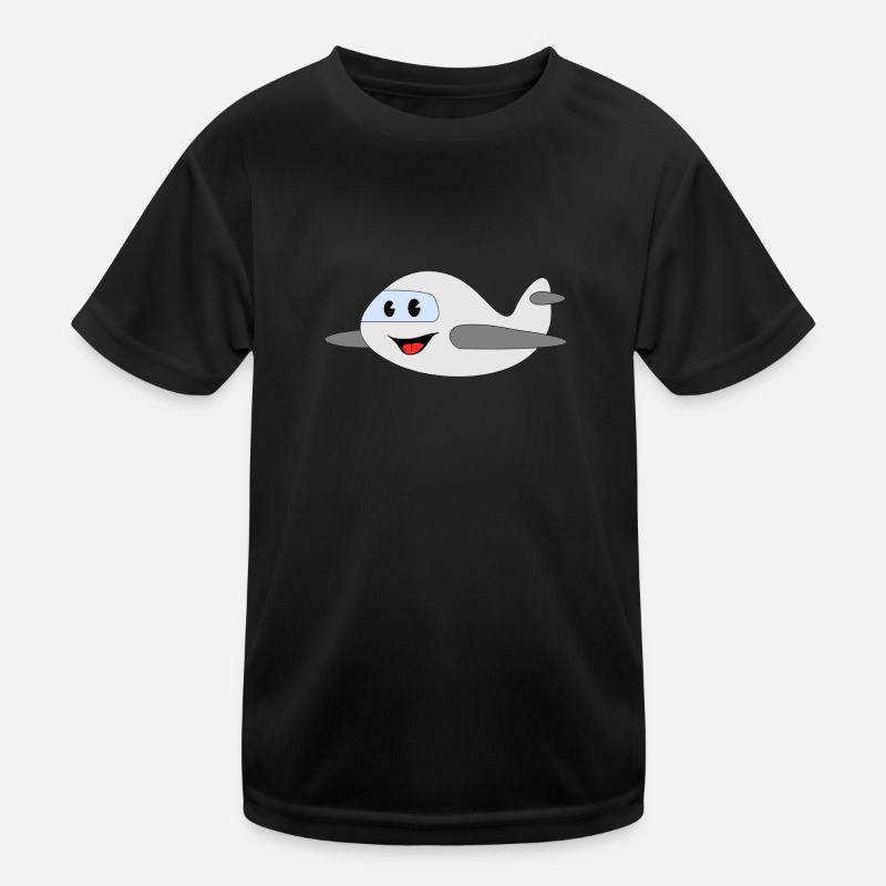 plane Kids Functional T-Shirt