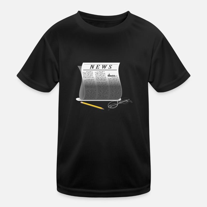Zeitung Kinder Funktions-T-Shirt