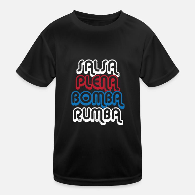 Salsa Dancer Dancer Kids Functional T-Shirt