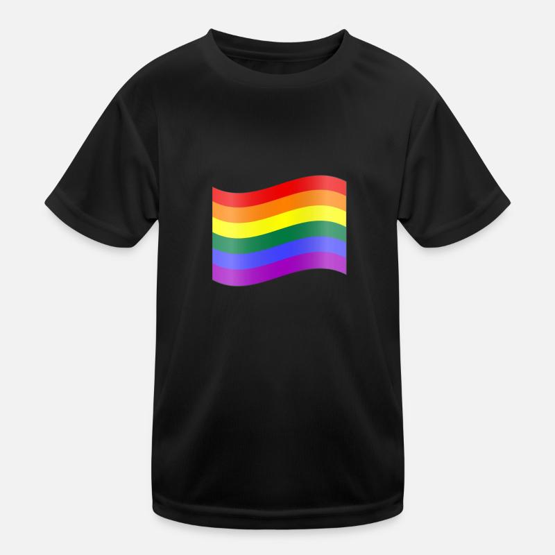 Rainbow Flag Kids Functional T-Shirt