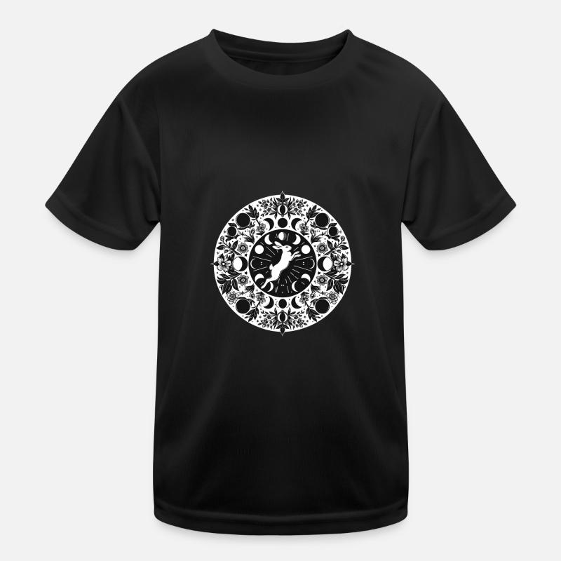 Easter Ostara Eostre Pagan Spring Hare Kids Functional T-Shirt