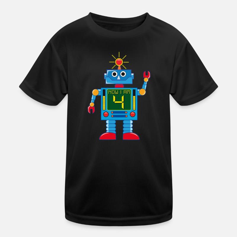 Robot J’ai 4 ans T-shirt sport Enfant