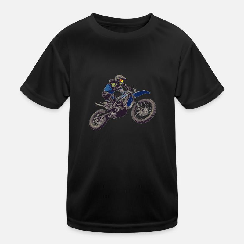 Motocross Kinder Funktions-T-Shirt