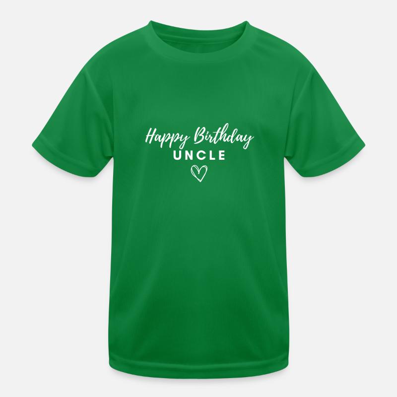 Happy Birthday Uncle Kinder Funktions-T-Shirt