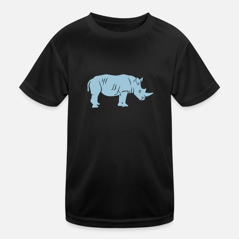 Nashorn Kinder Funktions-T-Shirt
