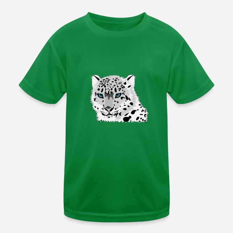 snow leopard Kids Functional T-Shirt