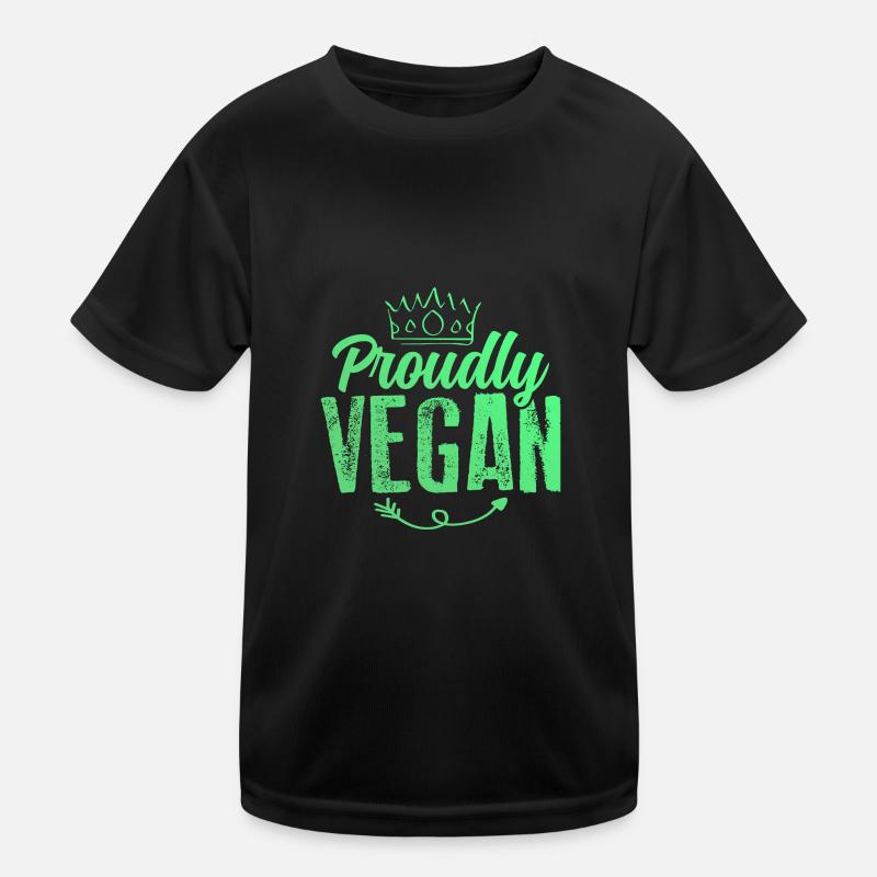stolzer vegan Kinder Funktions-T-Shirt