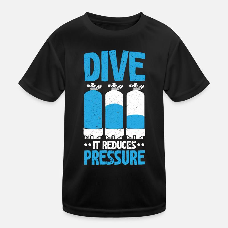 Plongée Il réduit la pression Plongée Aquatique Scu T-shirt sport Enfant