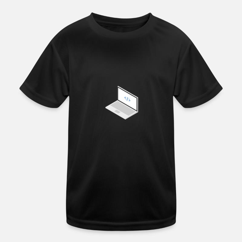 Laptop Kids Functional T-Shirt