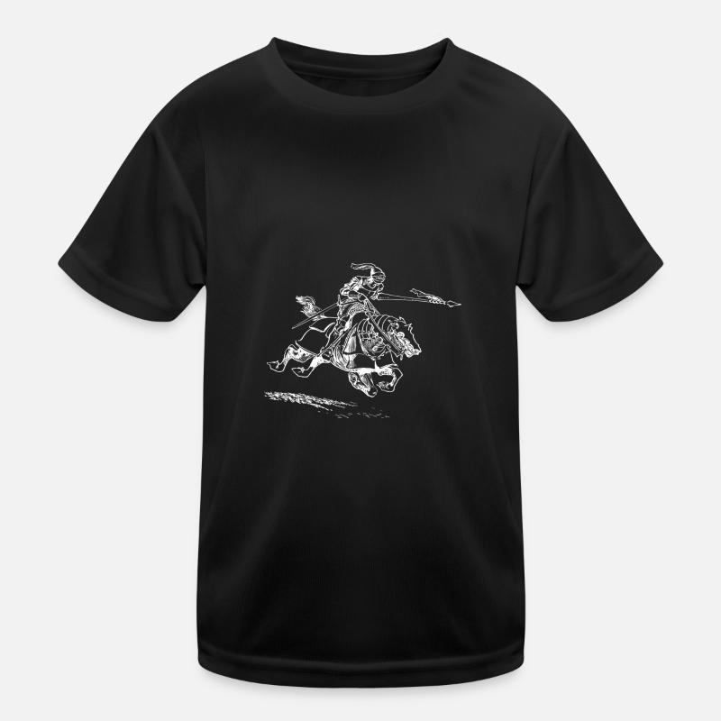 Knight Medieval Armor Knights Knight Sword Kids Functional T-Shirt