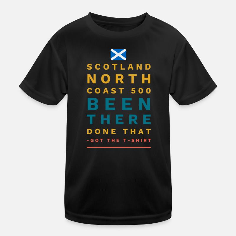 scottish coast nc 500 Kids Functional T-Shirt