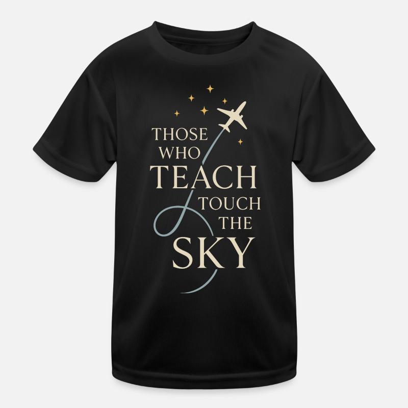 Flight Instructor Cfi Pilot Aviation Instructor Kids Functional T-Shirt