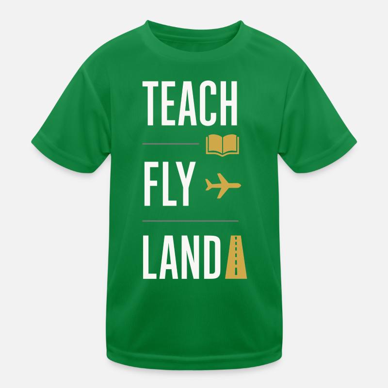 Flight Instructor Cfi Pilot Aviation Instructor Kids Functional T-Shirt