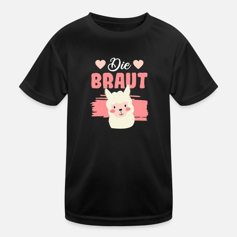 Die Braut Junggesellinnenabschied JGA Hochzeit Kinder Funktions-T-Shirt