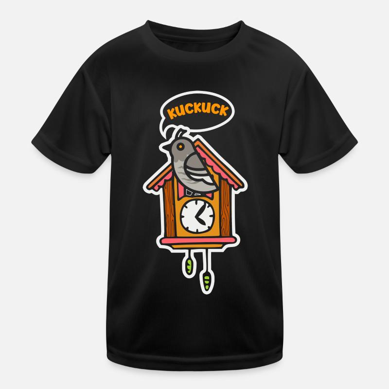 Horloge coucou Forêt Noire T-shirt sport Enfant