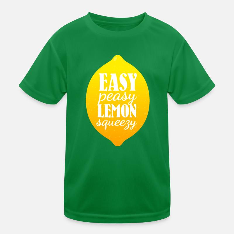 Easy Peasy Lemon Squeezy Limonade Sommer Kinder Funktions-T-Shirt