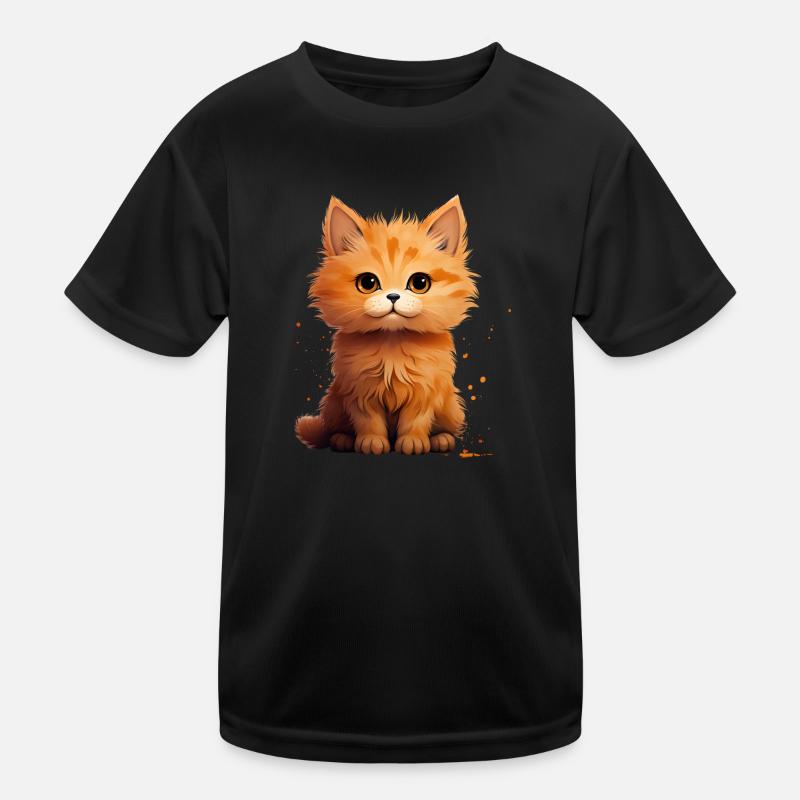 Cute Kitten Kinder Funktions-T-Shirt