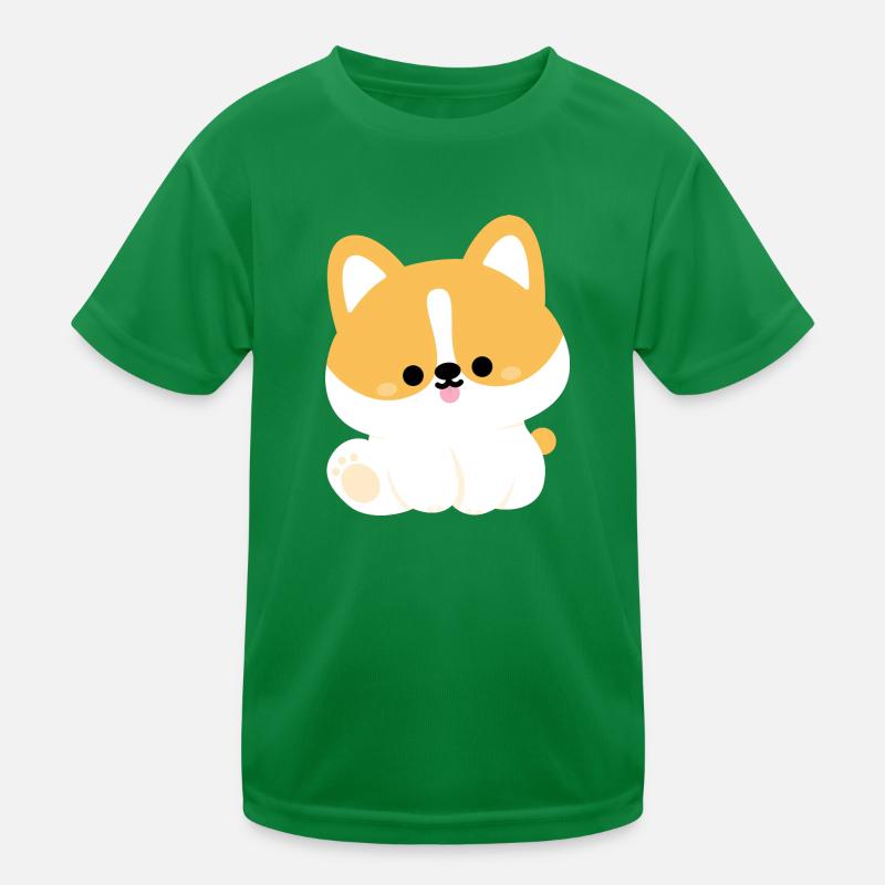 Cute Corgi Kids Functional T-Shirt