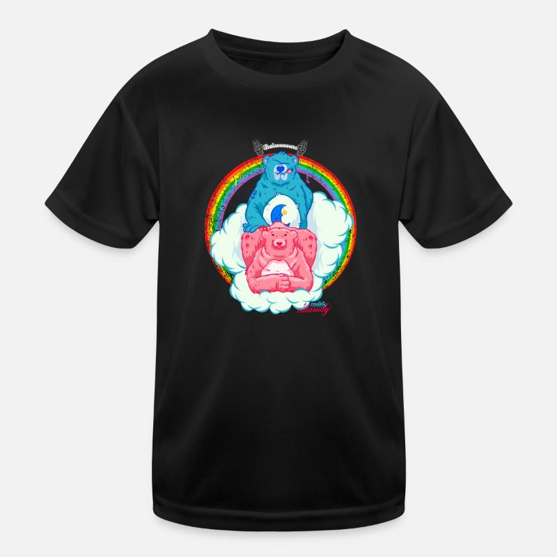Freche Bären Kinder Funktions-T-Shirt