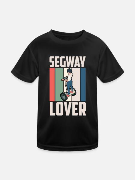 Segway Lover - Kids Functional T-Shirt - black - Front