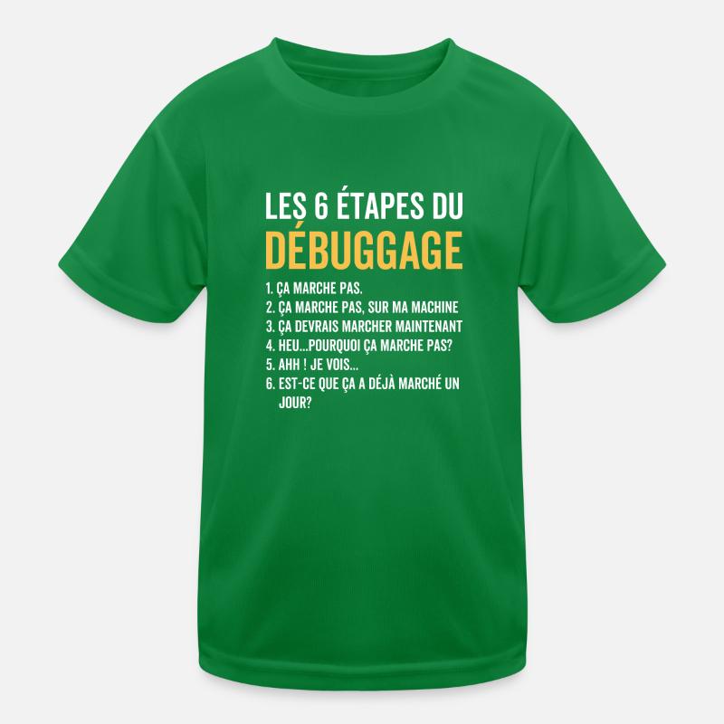 Cadeau Informatique Rigolo pour Programmeur T-shirt sport Enfant