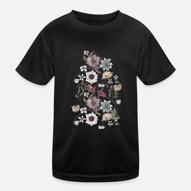 Fleurs et vrilles T-shirt sport Enfant
