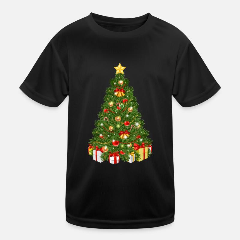 Christmas tree Kids Functional T-Shirt