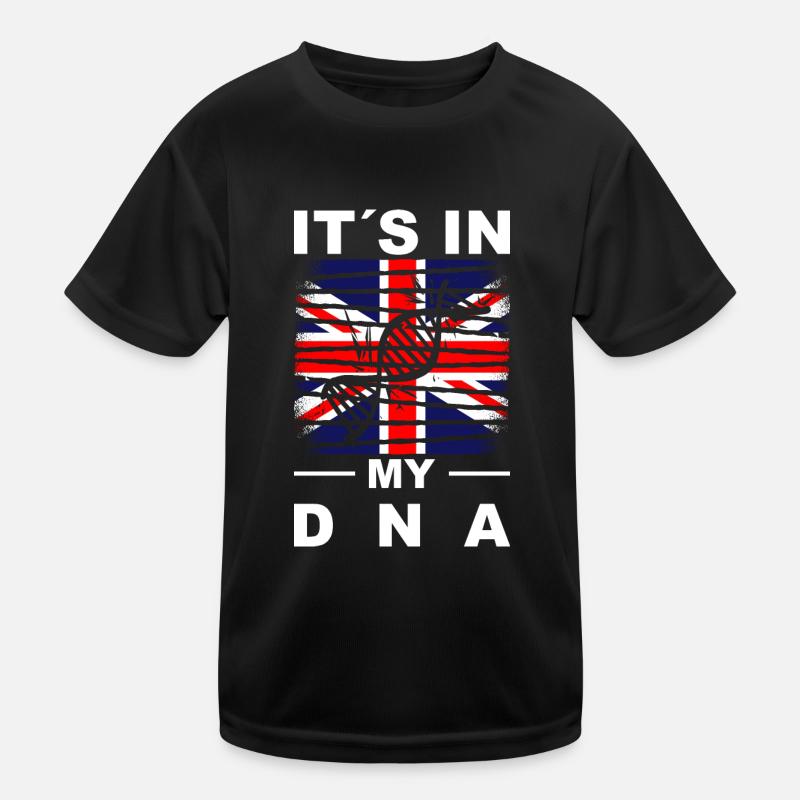 Royaume-Uni Drapeau Union Jack Drapeau Londres Royaume-Uni T-shirt sport Enfant