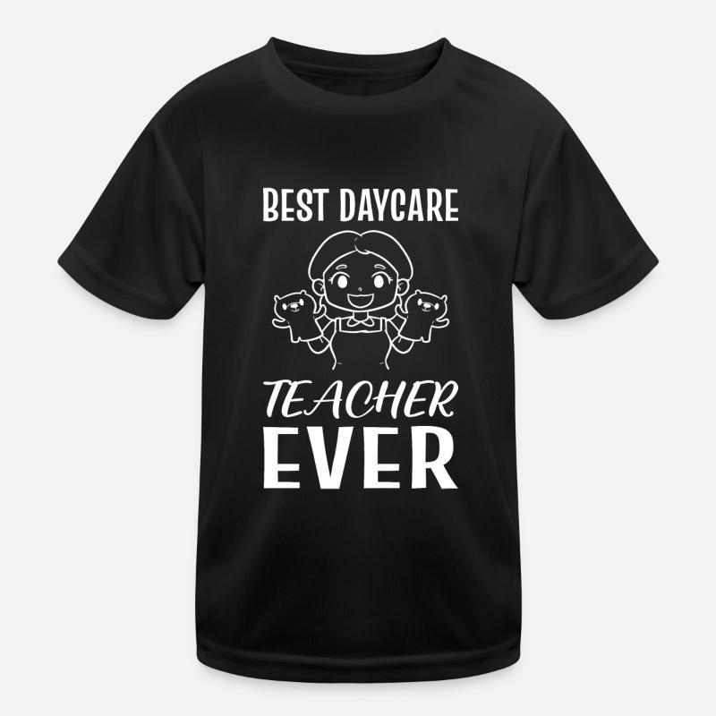 Bester Kindertagesstättelehrer Kleinkindlehrer Gif Kinder Funktions-T-Shirt