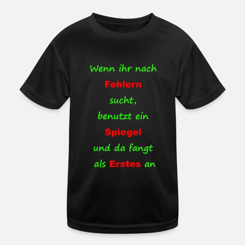 Fehler suchen Kinder Funktions-T-Shirt
