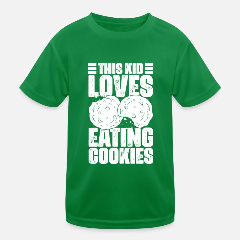 Cet enfant aime manger des biscuits drôles fans de biscuits T-shirt sport Enfant